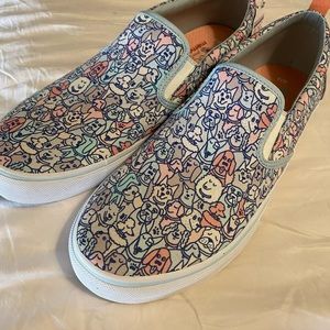 New Bobs by Sketchers size 10 canvas slip on shoes
